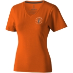 T-shirt ecologiche da donna con scollo a V cotone 200 g/m² Elevate NXT