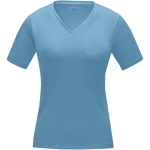 T-shirt ecologiche da donna con scollo a V cotone 200 g/m² Elevate NXT vista con stampa serigrafica