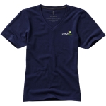 T-shirt ecologiche da donna con scollo a V cotone 200 g/m² Elevate NXT vista con stampa serigrafica