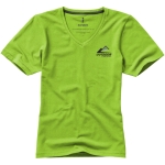 T-shirt ecologiche da donna con scollo a V cotone 200 g/m² Elevate NXT vista con stampa serigrafica
