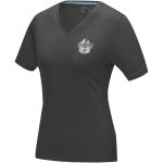 T-shirt ecologiche da donna con scollo a V cotone 200 g/m² Elevate NXT vista posteriore