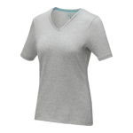 T-shirt ecologiche da donna con scollo a V cotone 200 g/m² Elevate NXT seconda vista frontale