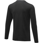 Maglia da uomo a maniche lunghe cotone biologico 200 g/m² Elevate NXT color nero terza vista posteriore