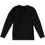 Maglia da uomo a maniche lunghe cotone biologico 200 g/m² Elevate NXT color nero
