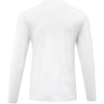 Maglia da uomo a maniche lunghe cotone biologico 200 g/m² Elevate NXT color bianco seconda vista posteriore
