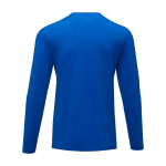 Maglia da uomo a maniche lunghe cotone biologico 200 g/m² Elevate NXT color blu reale seconda vista posteriore