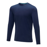 Maglia da uomo a maniche lunghe cotone biologico 200 g/m² Elevate NXT color blu mare