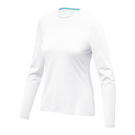 Maglia da donna a maniche lunghe cotone biologico 200 g/m² Elevate NXT color bianco