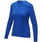 Maglia da donna a maniche lunghe cotone biologico 200 g/m² Elevate NXT color blu reale