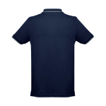 Polo uomo slim fit 3 bottoni in cotone piquet cardato 210g/m² THC Rome seconda vista