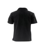Polo per bambini con logo scuola in cotone piquet 180 g/m² Keya color nero