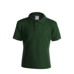 Polo per bambini con logo scuola in cotone piquet 180 g/m² Keya