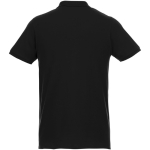 Polo promozionali in tessuto organico riciclato 220g/m² Elevate NXT color nero seconda vista posteriore