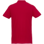 Polo promozionali in tessuto organico riciclato 220g/m² Elevate NXT color rosso seconda vista posteriore