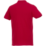 Polo promozionali in tessuto organico riciclato 220g/m² Elevate NXT color rosso terza vista posteriore