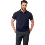 Polo promozionali in tessuto organico riciclato 220g/m² Elevate NXT color bianco immagine stile di vita 2