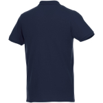 Polo promozionali in tessuto organico riciclato 220g/m² Elevate NXT color blu mare terza vista posteriore