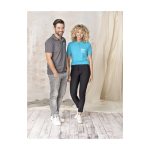Polo promozionali in tessuto organico riciclato 220g/m² Elevate NXT color grigio topo immagine stile di vita