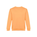Felpa in cotone e poliestere 300 g/m² con interno cardato THC Delta color corallo prima vista