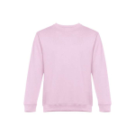 Felpa in cotone e poliestere 300 g/m² con interno cardato THC Delta color lilla prima vista