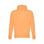 Felpa unisex con cappuccio in cotone e poliestere 320g/m² THC Phoenix color corallo prima vista