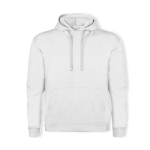 Felpa con cappuccio per adulti in cotone e poliestere 280 g/m² Keya color bianco prima vista