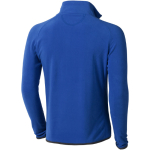 Felpa in microfleece con zip frontale reversibile 190g/m² Elevate Life color blu vista posteriore