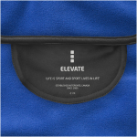 Felpa in microfleece con zip frontale reversibile 190g/m² Elevate Life color blu vista dettaglio 3