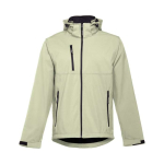 Softshell uomo impermeabile poliestere elastan 280g/m² THC Zagreb color verde pastello prima vista