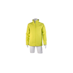 Giubbino impermeabile con logo unisex traspirante 300 g/m² MKT Baidok color lime prima vista