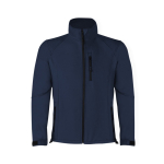 Giubbino impermeabile e traspirante softshell 300 g/m² MKT Molter color blu mare prima vista