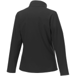 Giacchetto softshell da donna in poliestere 250g/m² Elevate Essentials color nero terza vista posteriore