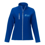 Giacchetto softshell da donna in poliestere 250g/m² Elevate Essentials vista area di stampa