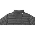 Piumino da donna dettagli riflettenti elasticizzato Elevate Essentials color grigio scuro seconda vista