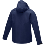 Giubbino in softshell riciclato traspirante 280 g/m² Elevate NXT color blu mare terza vista posteriore