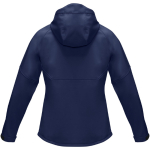 Giubbotto da donna softshell riciclato waterproof 280 g/m² Elevate NXT color blu mare seconda vista posteriore
