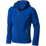 Giubbino softshell traspirante con cappuccio 300 g/m² Elevate Life color blu