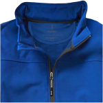 Giubbino softshell traspirante con cappuccio 300 g/m² Elevate Life color blu vista dettaglio 3