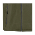 Giubbino softshell traspirante con cappuccio 300 g/m² Elevate Life color verde oliva vista dettaglio 2