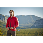 Piumino leggero con logo in 20D e nylon 115 g/m² Elevate Life color rosso immagine stile di vita