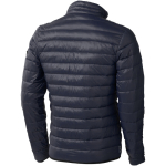 Piumino leggero con logo in 20D e nylon 115 g/m² Elevate Life color blu mare vista posteriore
