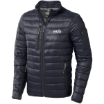 Piumino leggero con logo in 20D e nylon 115 g/m² Elevate Life color blu mare
