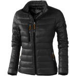 Piumino leggero da donna con logo in 20D e nylon 115 g/m² Elevate Life color grigio scuro