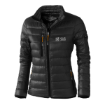 Piumino leggero da donna con logo in 20D e nylon 115 g/m² Elevate Life vista area di stampa