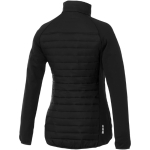 Giubbino termico donna con dettagli riflettenti 245g/m² Elevate Life color nero vista posteriore