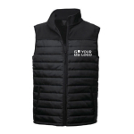 Gilet impermeabile e traspirante in softshell e poliestere MKT Bordy vista area di stampa