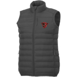 Gilet termico da donna in nylon 38g/m² e poliestere Elevate Essentials color grigio scuro vista con stampa in transfer