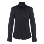 Camicie promozionali da donna in tessuto popeline 115 g/m² THC Paris color nero