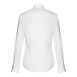Camicie promozionali da donna in tessuto popeline 115 g/m² THC Paris color bianco