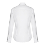 Camicie promozionali da donna in tessuto popeline 115 g/m² THC Paris color bianco